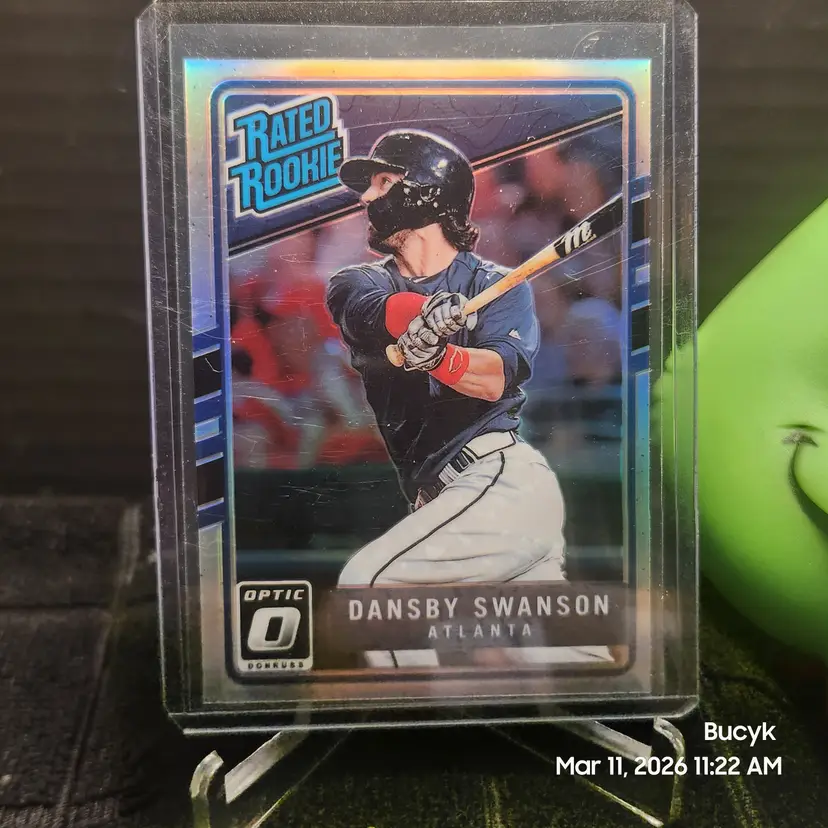 2017 Donruss Optic prizm - Dansby Swanson Atlanta Braves