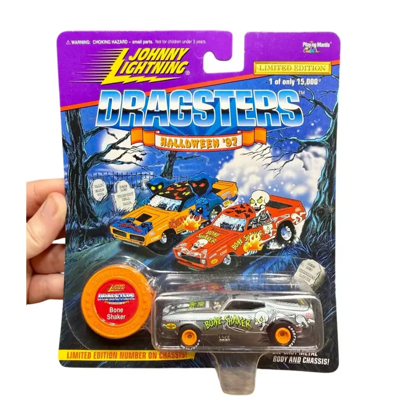 '97 NOS Johnny Lighting Dragsters Halloween BONE SHAKER Limited Edition