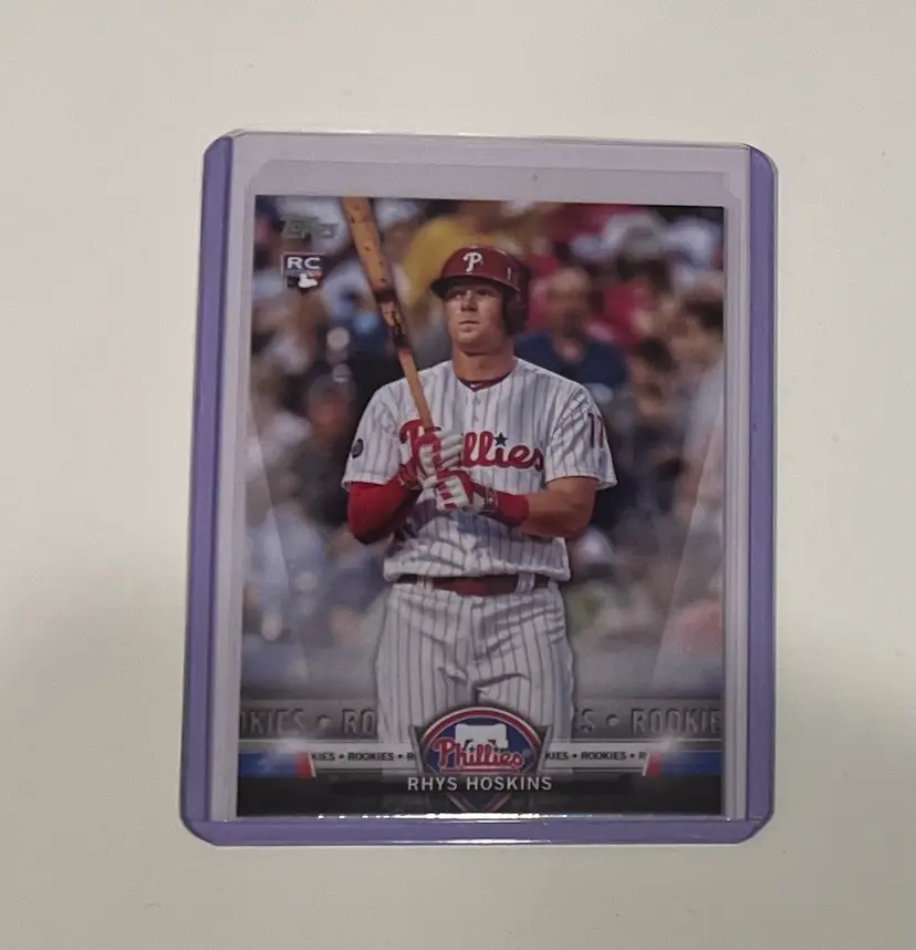 Rhys Hoskins RC Topps Salute Philadelphia Phillies