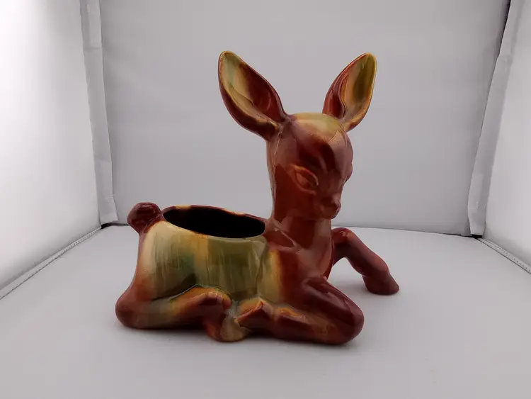 Midcentury Royal Haeger deer planter