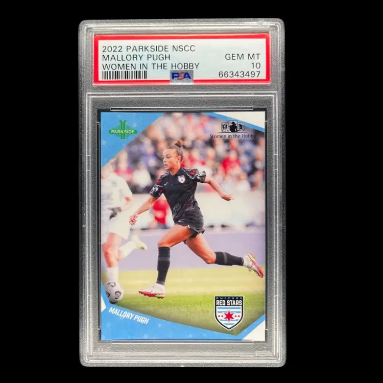 Mallory Pugh (Swanson) 2022 Parkside NWSL NSCC Women In The Hobby PSA 10 /500 Soccer Card