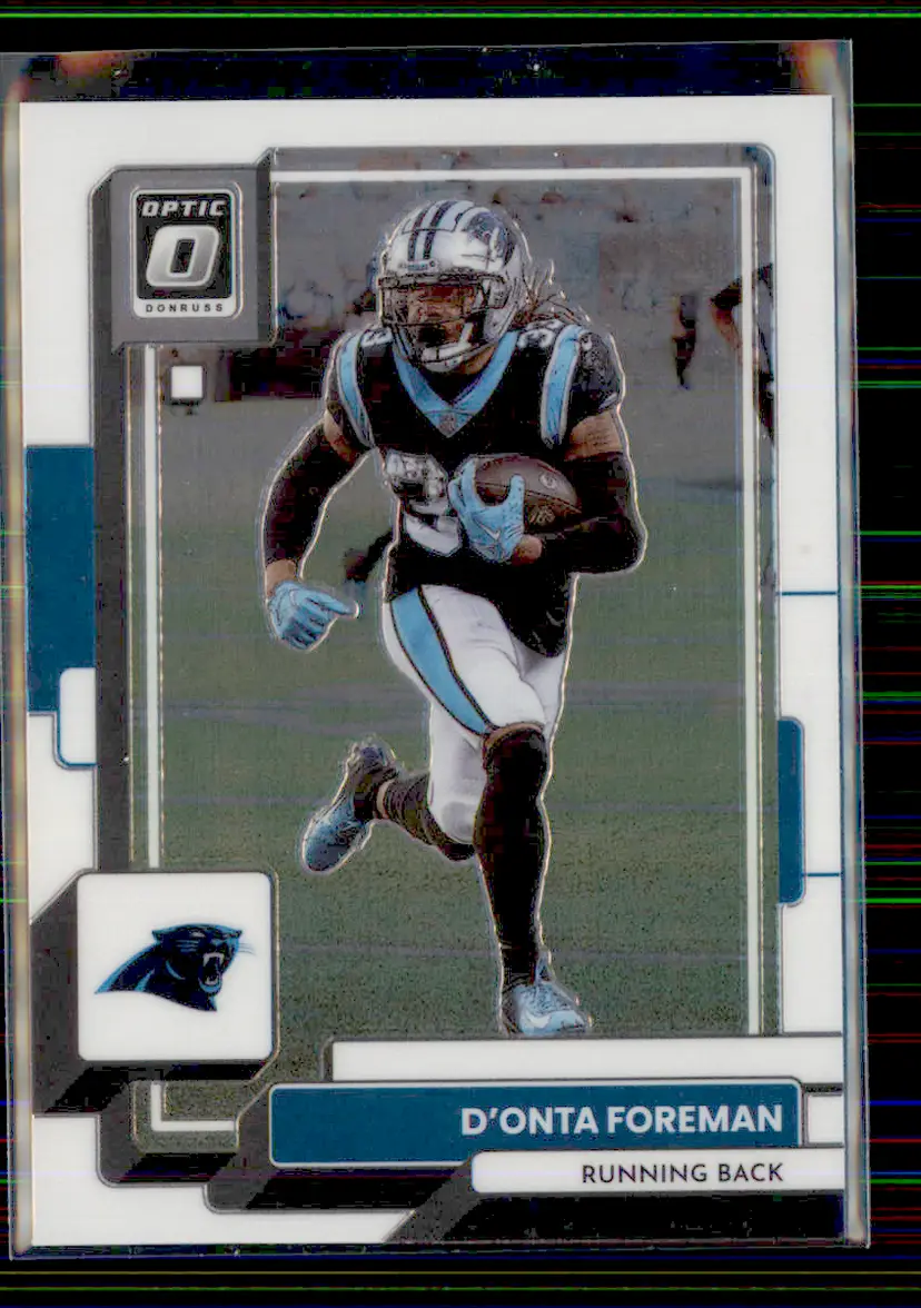 D'Onta Foreman 2022 Donruss Optic #28 - Carolina Panthers - (130-83)