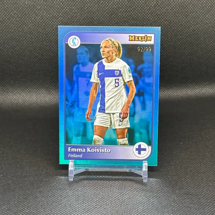Emma Koivisto Eurostars /99 2025 Topps Merlin Euros - Finland