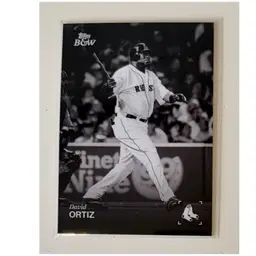 David Ortiz Topps Black & White Boston Red Sox