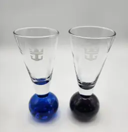 Vintage Bubble Ball Shot Glasses