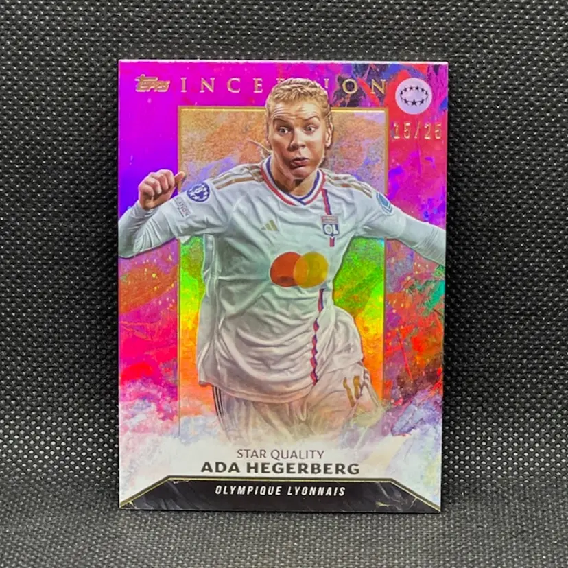 Ada Hegerberg 2024 Topps Inception /25 Lyon Soccer Card