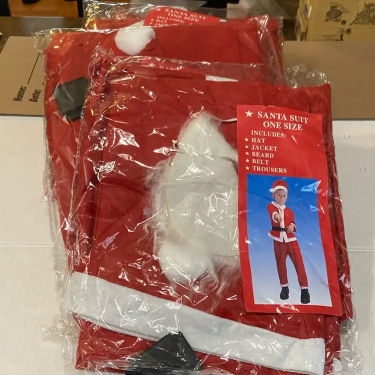 Kids Santa Suits Size Med/Large Lot Of 5