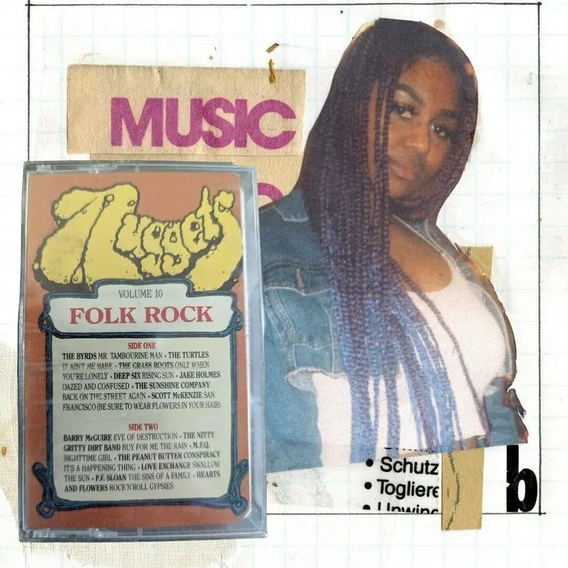 Nuggets Vol 10 Folk Rock Various Artists Cassette Tape Rhino Vintage 1986 Byrds