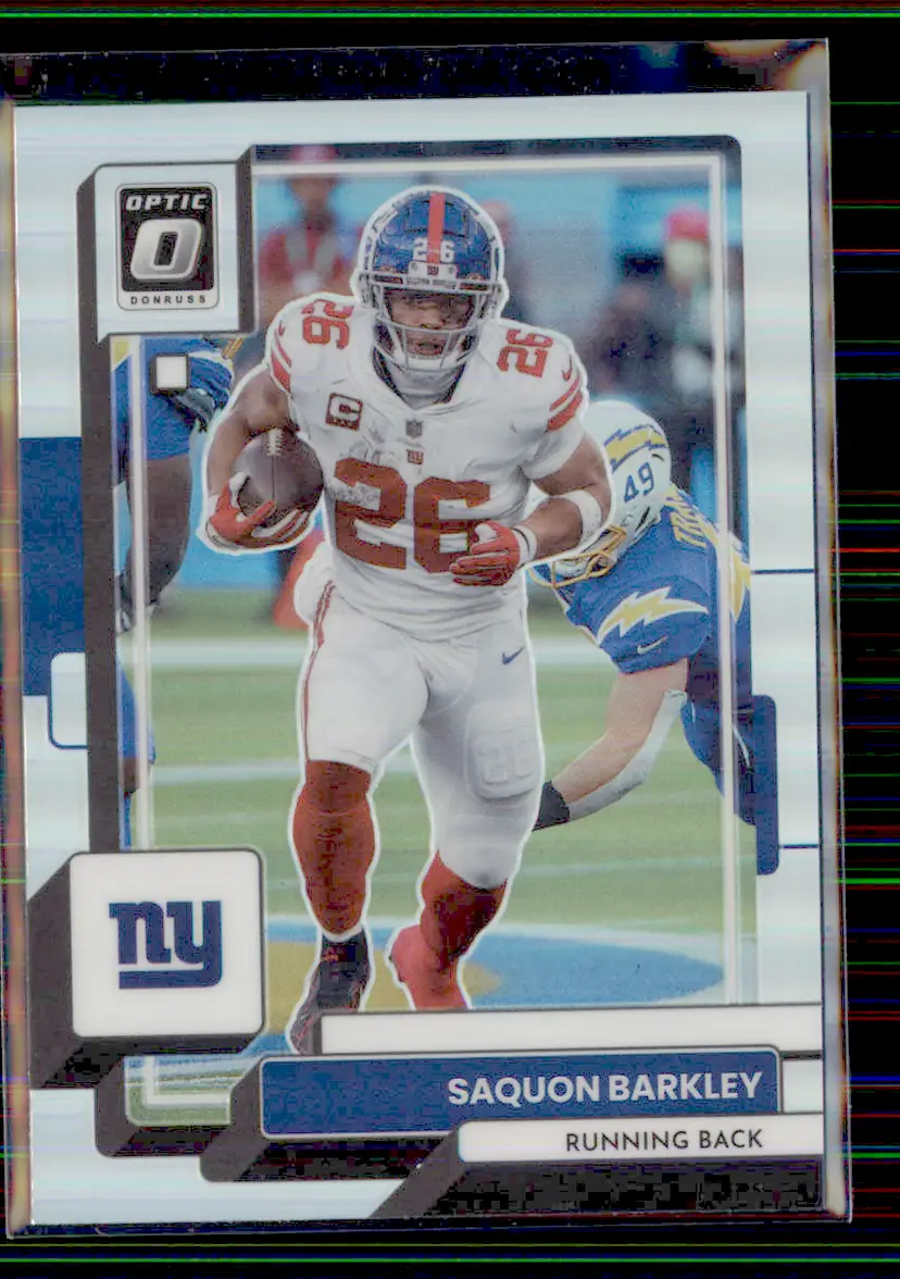 Saquon Barkley 2022 Donruss Optic Holo Silver #146 - New York Giants - (130-331)