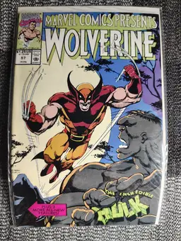 1990 Marvel Presents Wolverine & Hulk #57 Comics VTG First Print Collectible