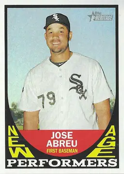 2016 Topps Heritage New Age Performers Jose Abreu Chicago White Sox