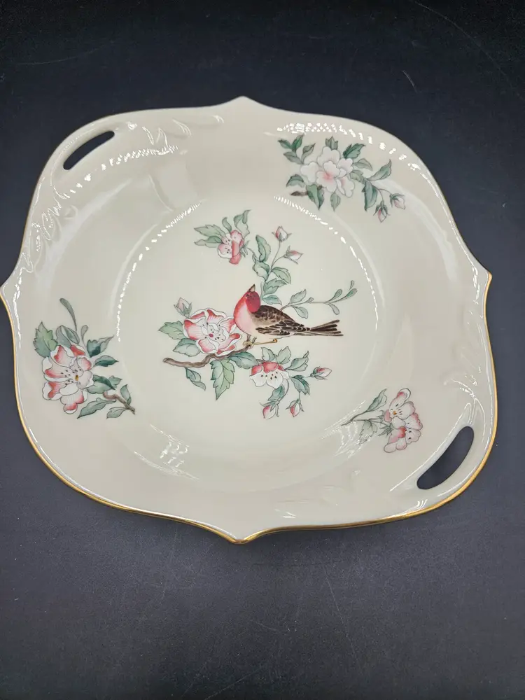 Lenox Serenade Bird Handled Dish