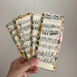 Floral Melody Bookmark