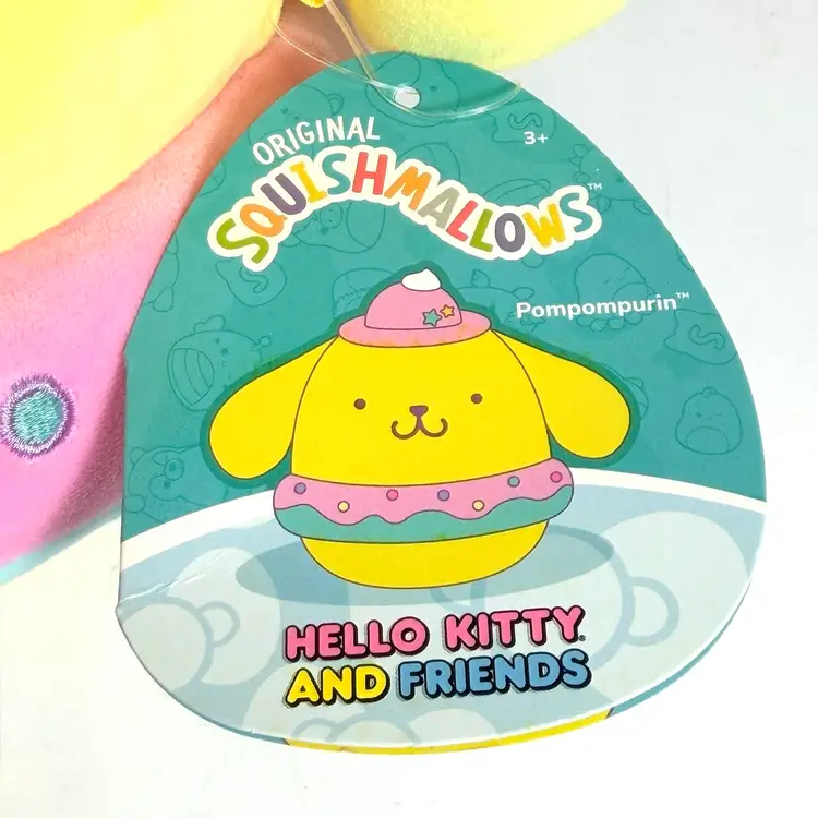 Squishmallows Sanrio Pompompurin 8” Dreamland Plush Yellow Dog