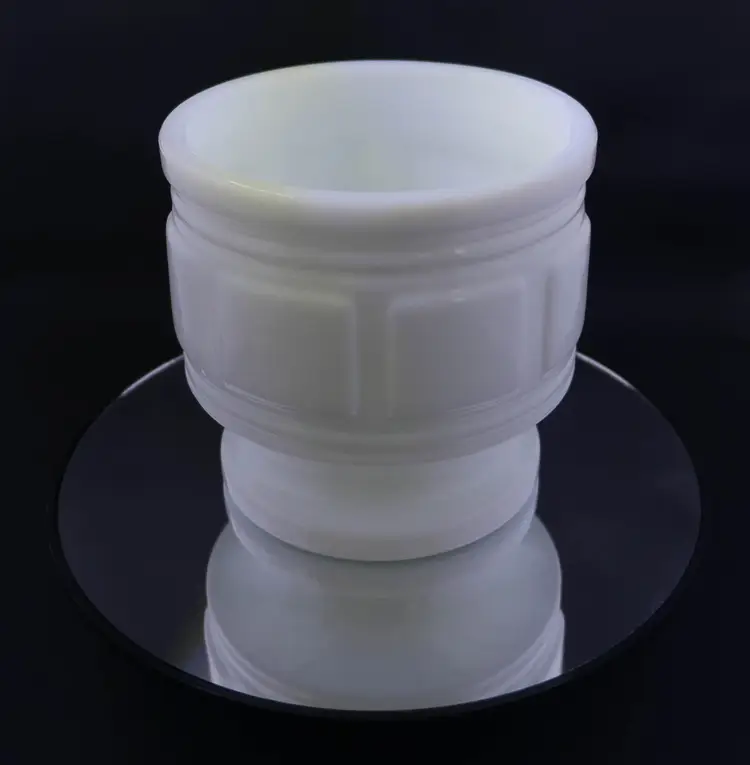 Vintage Randall Milk Glass Pedestal Dish