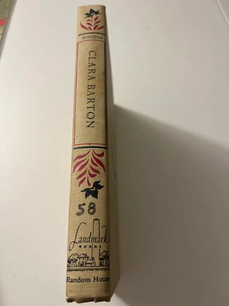 Clara Barton Hardcover (1955) by Helen Dore Boylston Random House