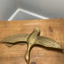 Solid Brass Flying Canada Goose Door Knocker