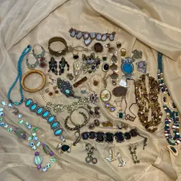 Large Jewelry Lot 47 Pieces