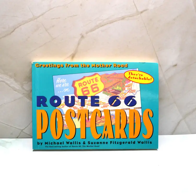 Route 66 Collectible Postcard Book Mother Road Memories Detachable Cards