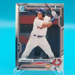 Emmanuel Rodriguez 2021 Bowman Chrome 1st Bowman Minnesota Twins