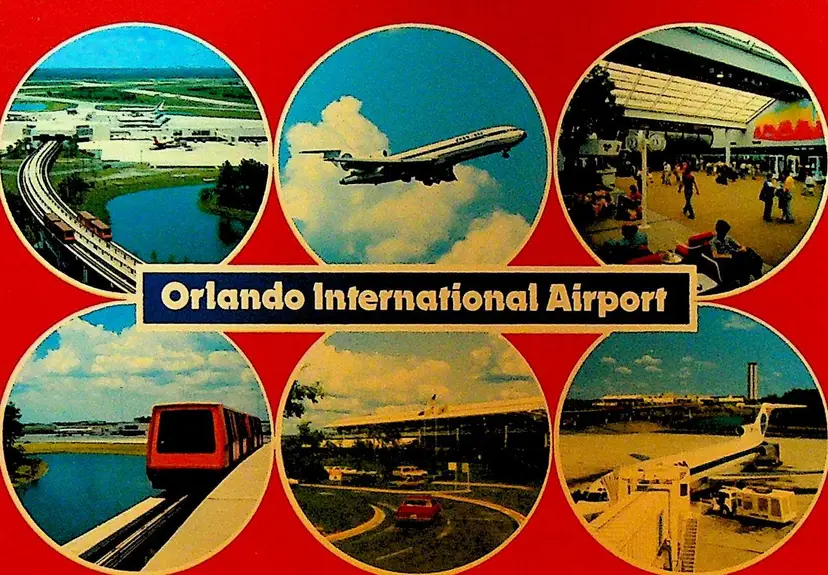 Orlando International Airport Florida Postcard