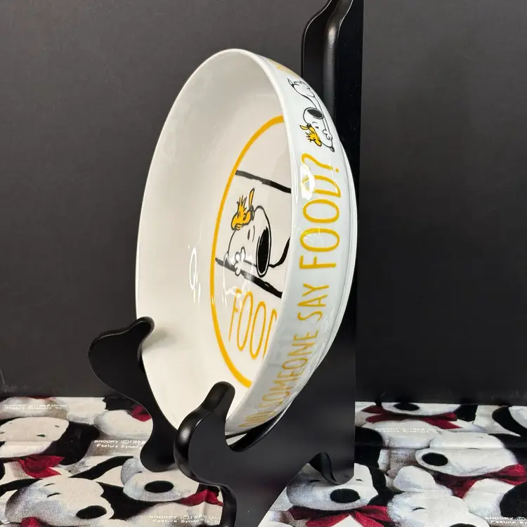 “Did Someone Say Food?” Snoopy Bowl