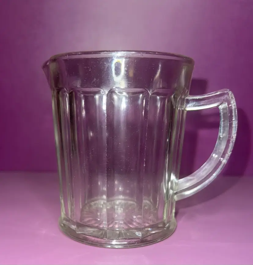 Vintage Anchor Hocking Creamer Colonial Style Panels 4” *read*