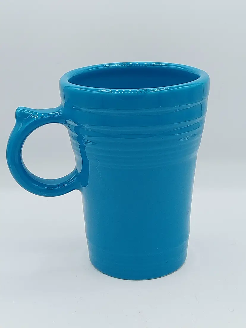 Homer Laughlin Fiesta Ware Peacock Blue 18 Oz Latte Mug