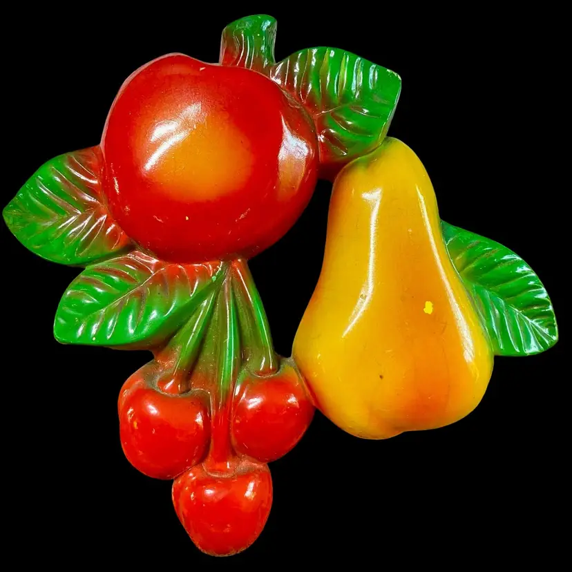 Chalkware Fruit - Unmarked
