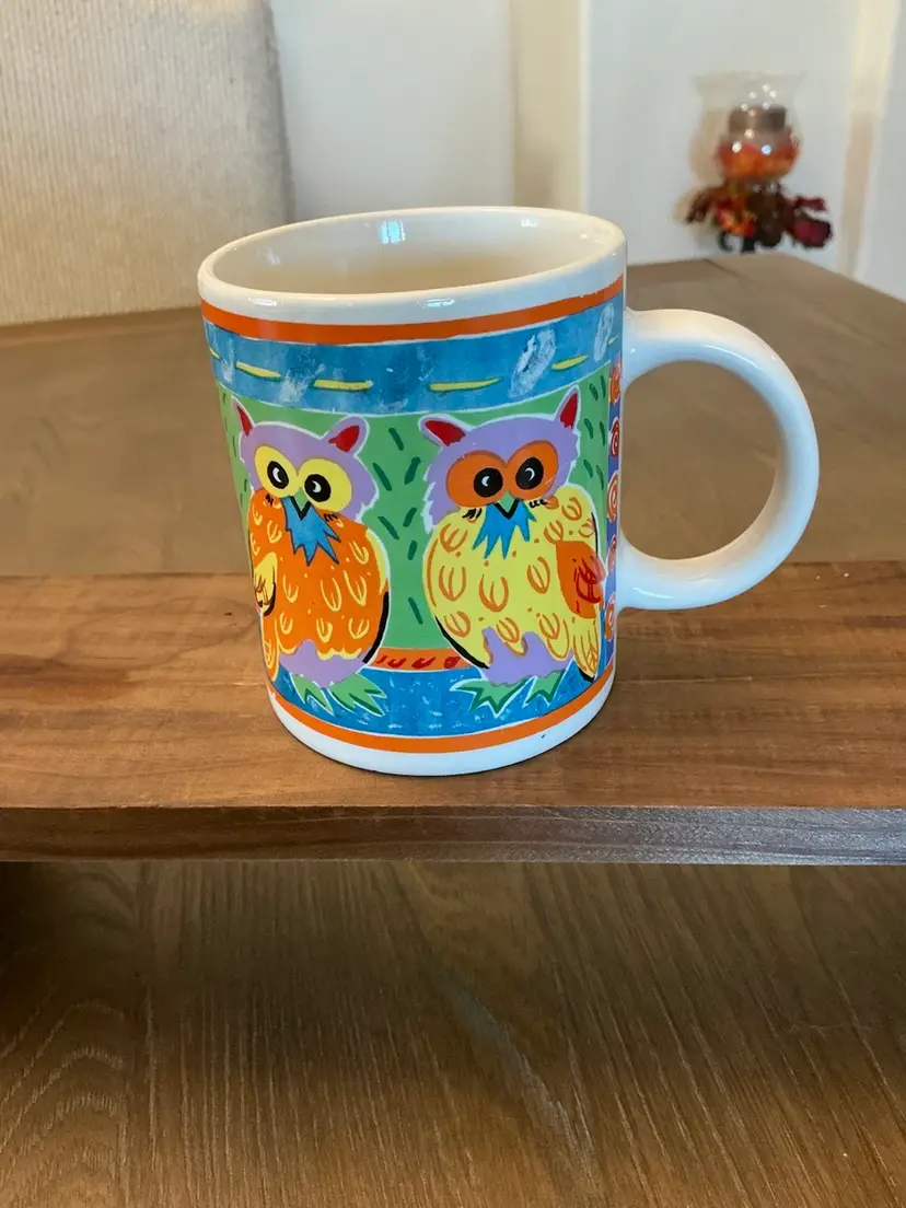 Ceramic Owl Coffee Mug