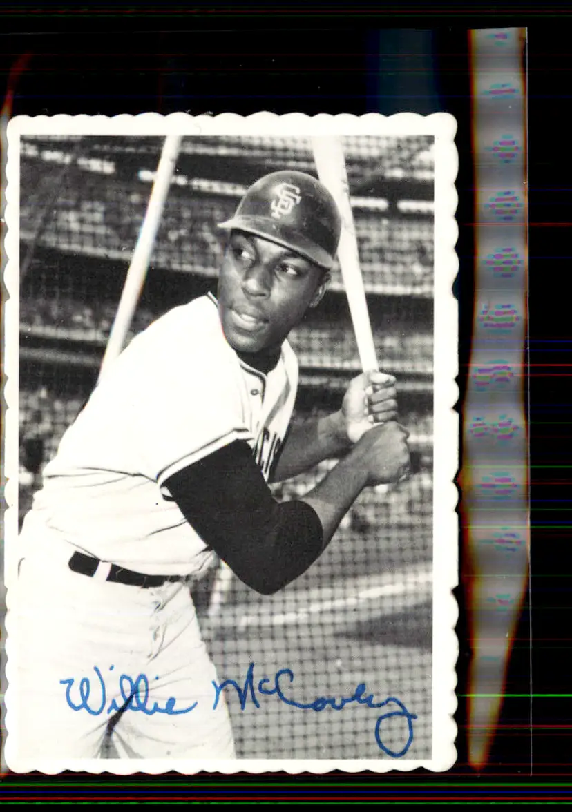 Willie Mccovey 1969 Topps Deckle Edge #31 - San Francisco Giants - (pk5-33)