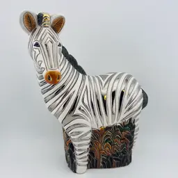 Artesania Rinconada Zebra, Limited #664 Of 3000- From The Large Wildlife Collection 8.5”x 10”