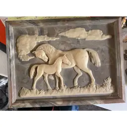 Equestrian Vintage Dante? Mare And Colt Picture