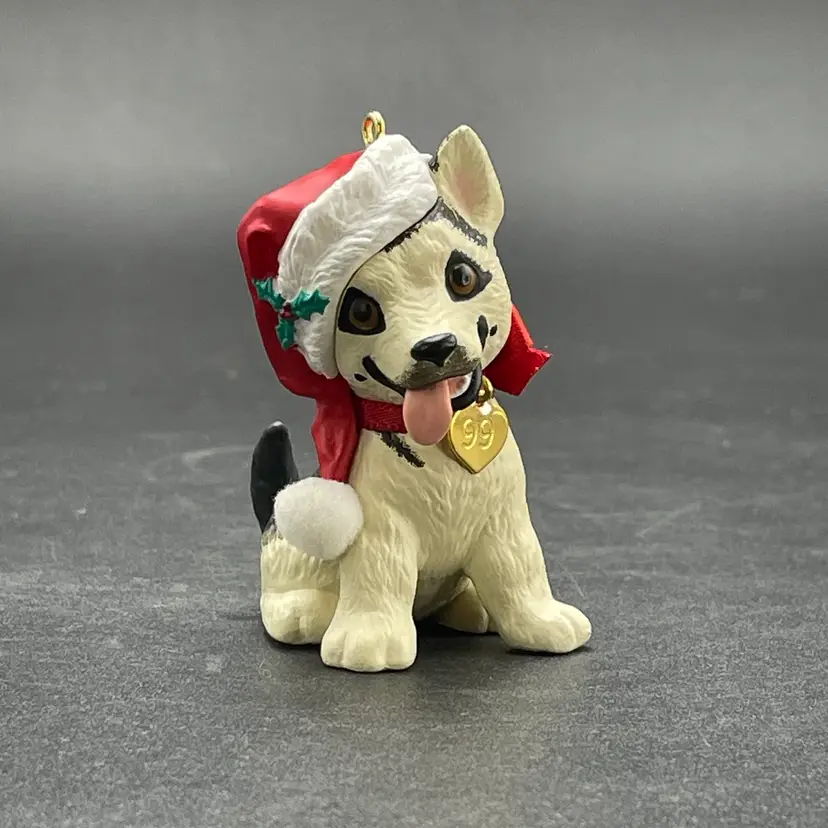 Hallmark Puppy Love 9th in Series Christmas Ornament German Shepherd VTG