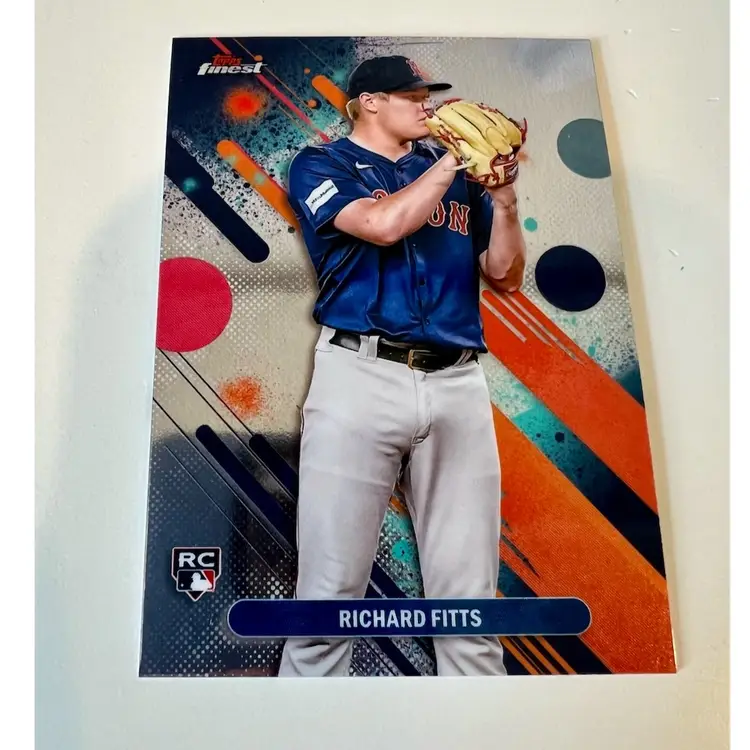 Richard Fitts RC Topps Finest Boston Red Sox