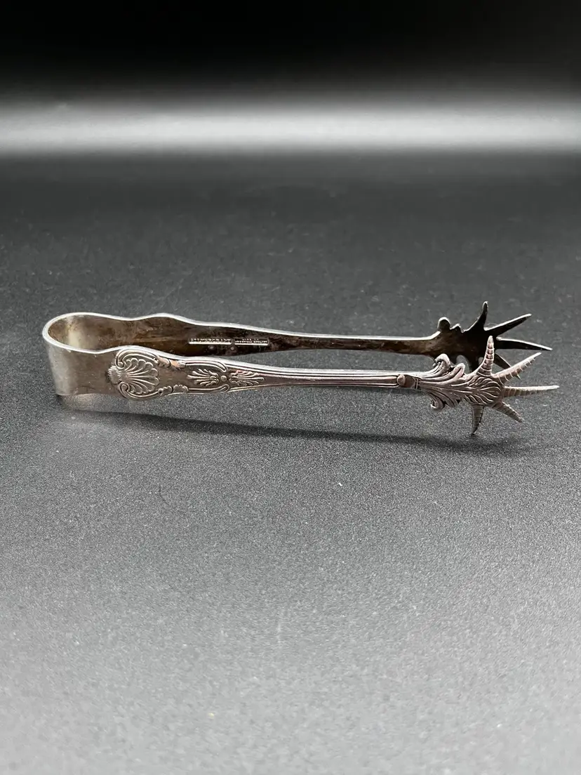 Stafford, England Silverplated Sugar Or Ice Tongs 🧊