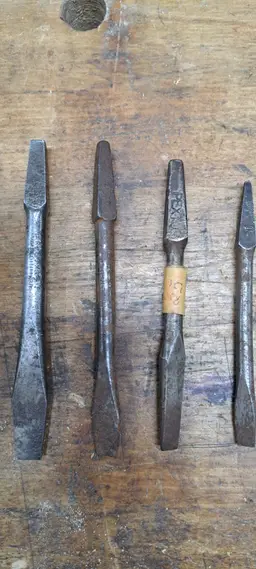 Various Brace Flat Screw Bits,