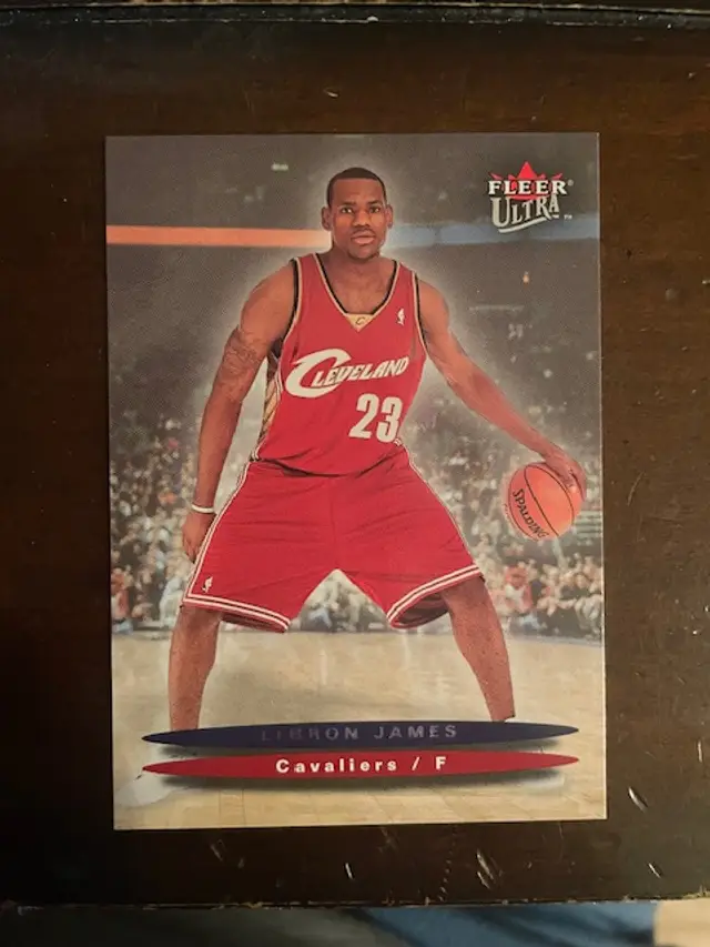 2004 Fleer Ultra LeBron James #171 Cleveland Cavaliers Rookie Card NM+ Clean