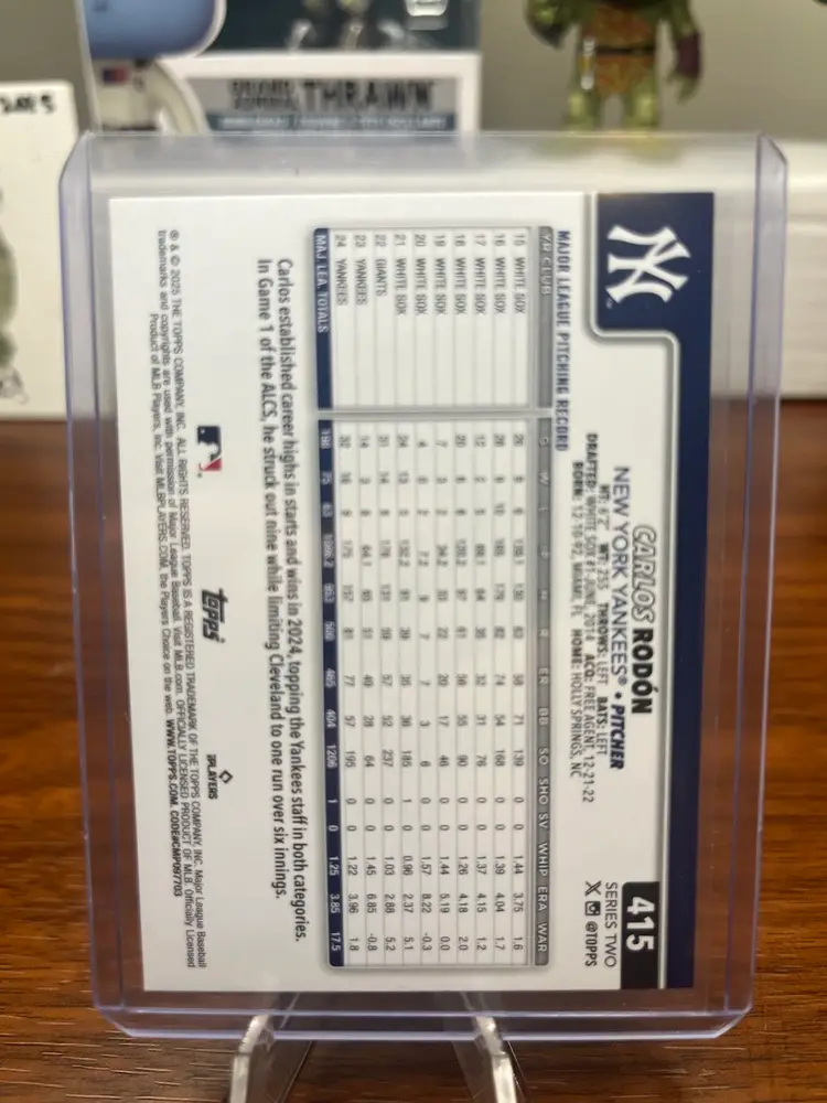 Carlos Rodon 2025 Topps Series 2 True Photo Variation - New York Yankees