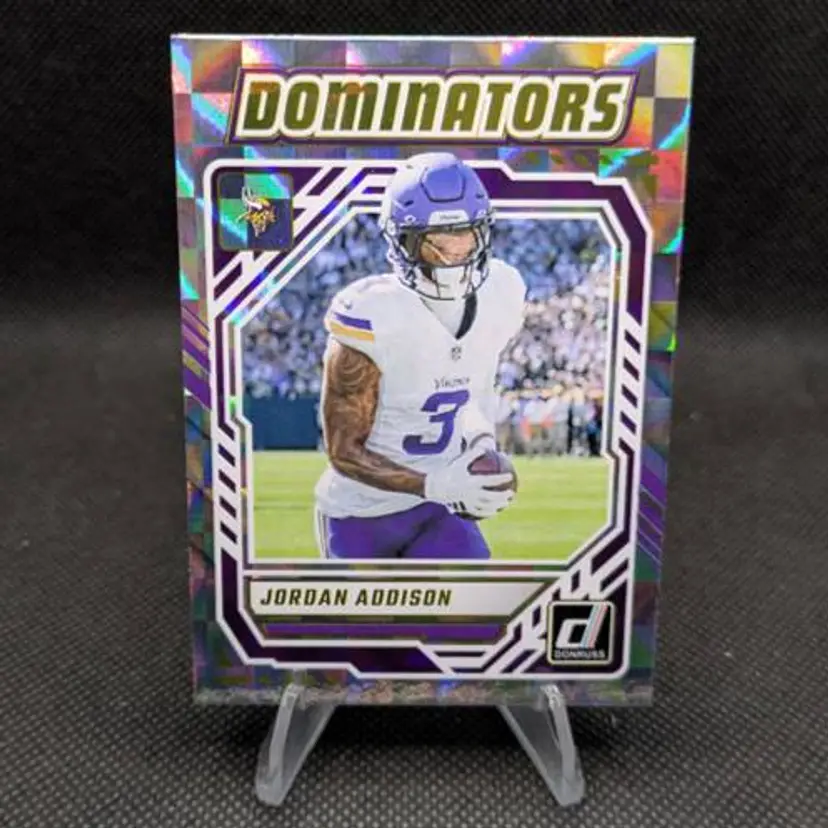 Jordan Addison 2025 Donruss Football Dominators #DOM-JAN - Minnesota Vikings