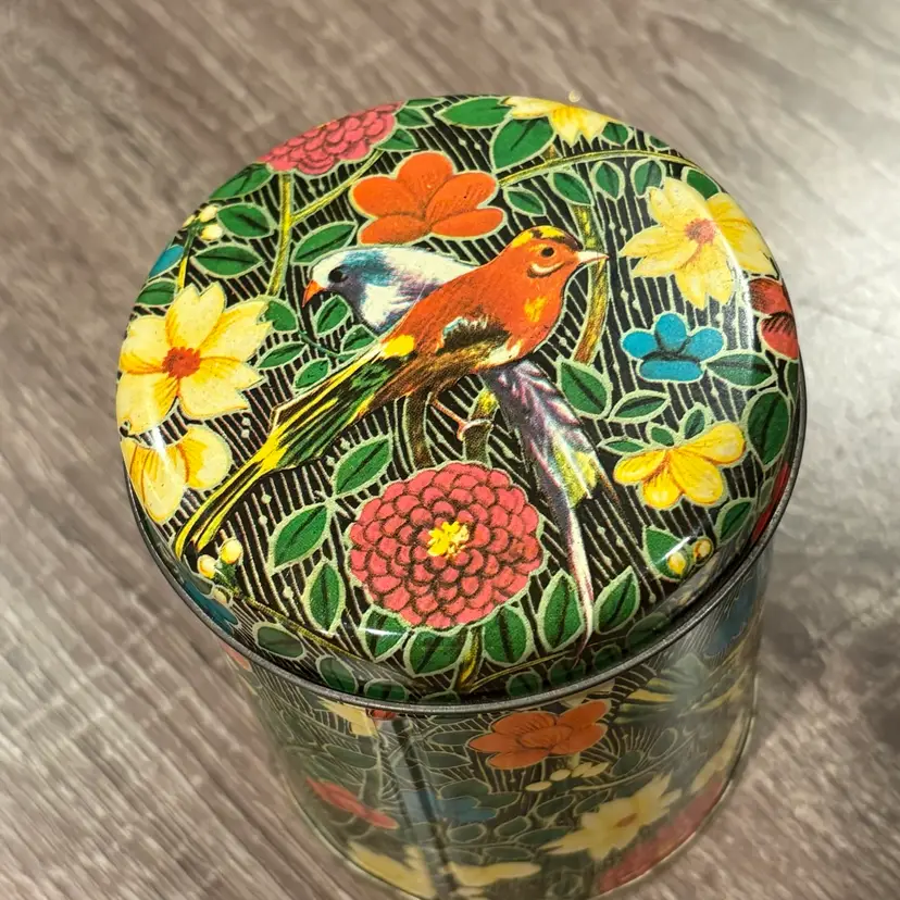 Two Vintage Bird Tins - As Is