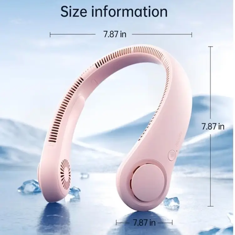 Portable Neck Fan Rechargeable Adj Size NEW