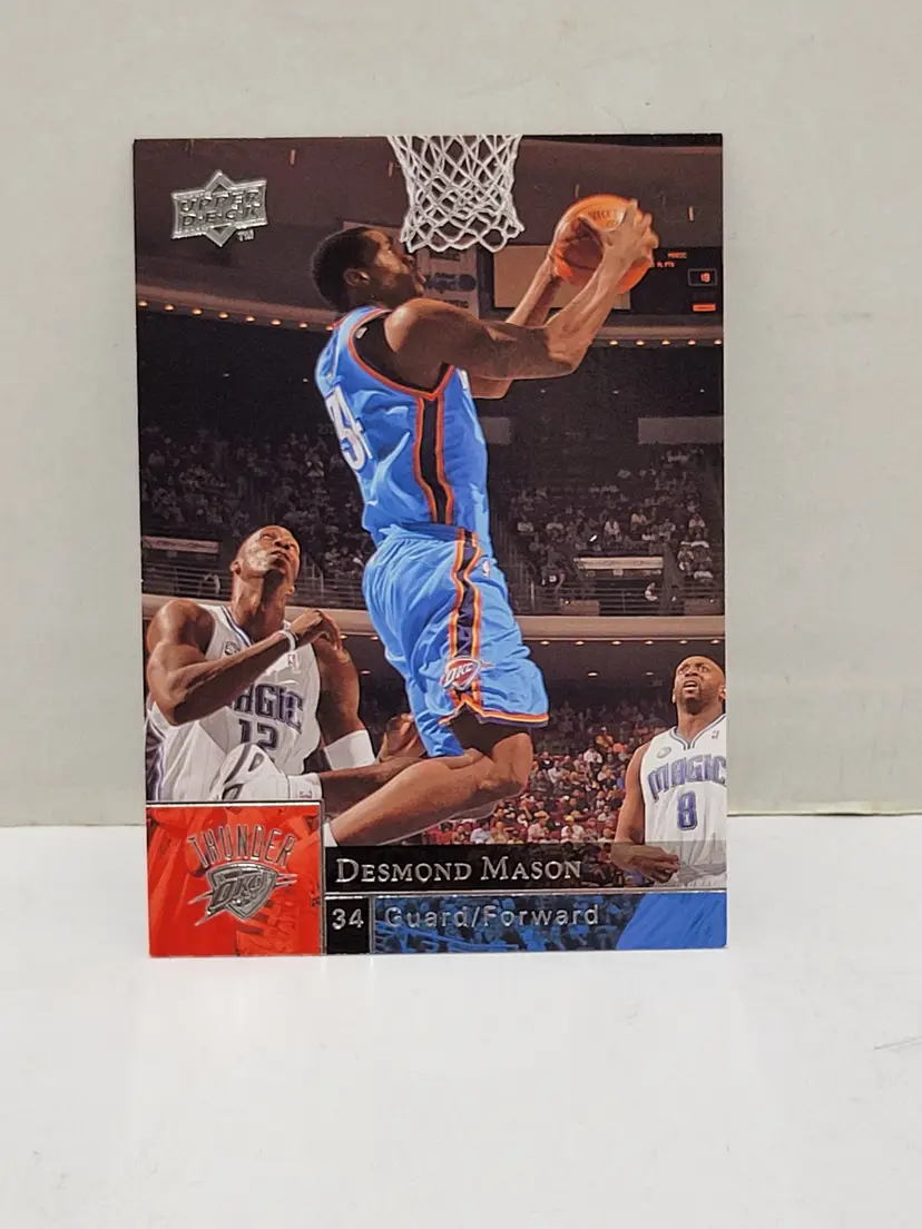 2009-10 Upper Deck Desmond Mason #137 Oklahoma City Thunder