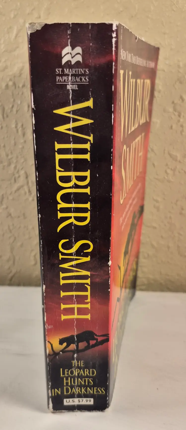 Wilbur Smith The Leopard Hunts in Darkness Paperback Book