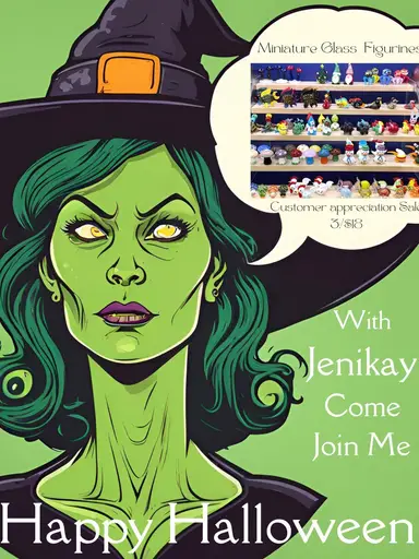 Customer Appreciation Sale Art Glass Figurines With Jenikay