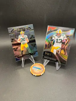 Green Bay Packers 2-card Football Card Lot 2023 Select