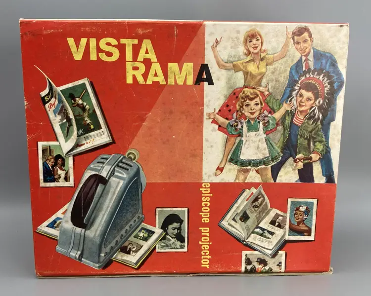 Vintage Vista Rama Episcope Projector in Original Box - Made in Italy - READ