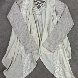 Miss Me Open Front Cardigan Size M