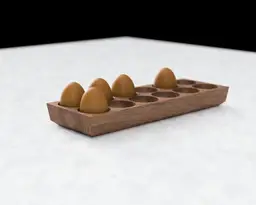 Solid Hardwood Egg Tray - Made to Order