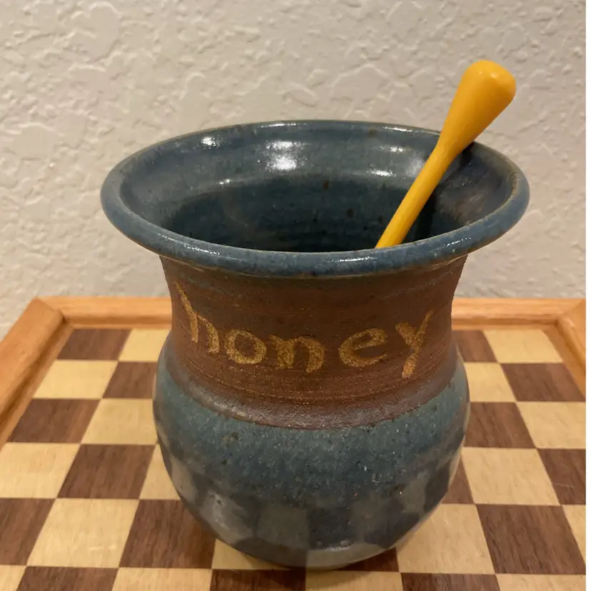 Ceramic Honey Pot